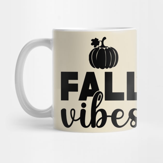 Fall Vibes Simple Lettering by FashionDesignz